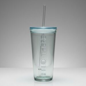 Tabitha Brown | “Hello There” Insulated Tumbler with Straw | Blue